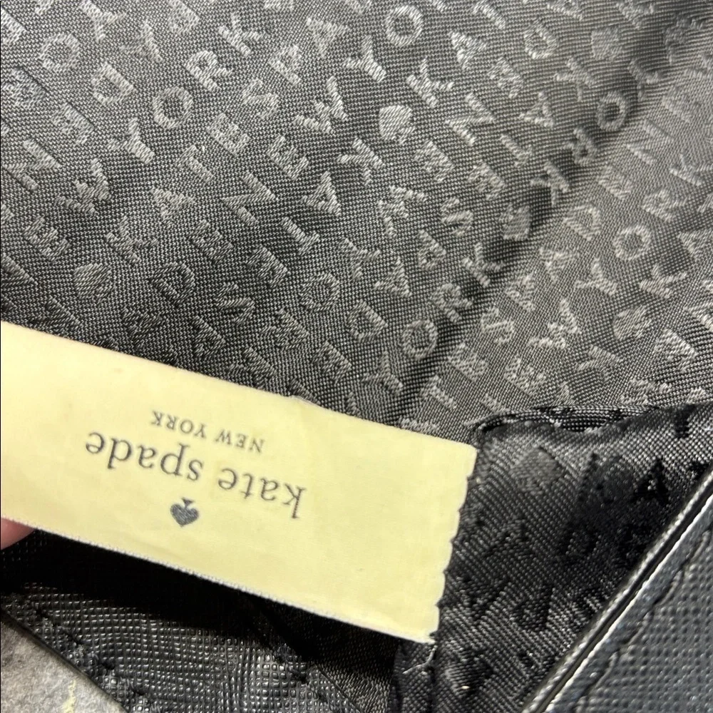 Kate Spade Alek Charlotte leather Street Black Crossbody  chain purse